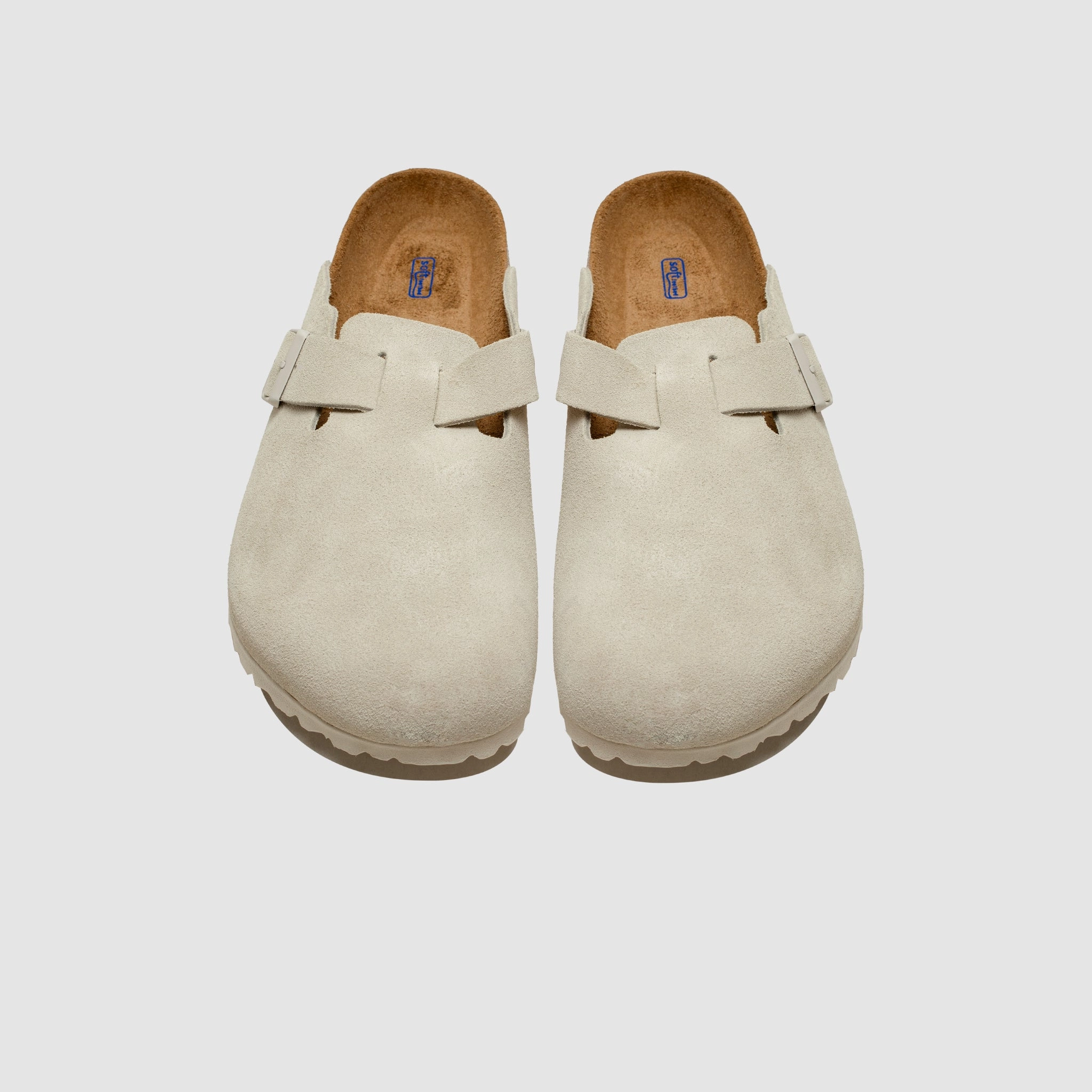 BOSTON "ANTIQUE WHITE" Wedge Sole Sandal Straps