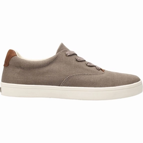Men's Ballentine Casual Canvas Sneakers In Taupe gym goer Anatomical fit