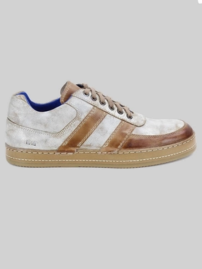 Striped Men's Firepower Sneaker In Tan Rustic Nectar Lux