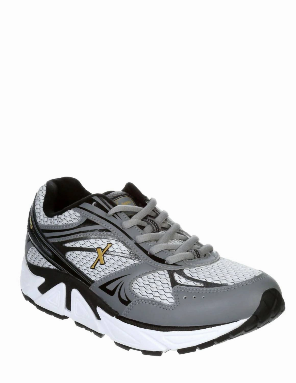 pronation control shoes breathable experience Men's Genesis Xps - D/medium Width In Gray/gold/black