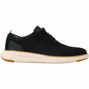 Racing running Men's Grand Remix Stitchlite Oxford Sneakers In Black/ivory