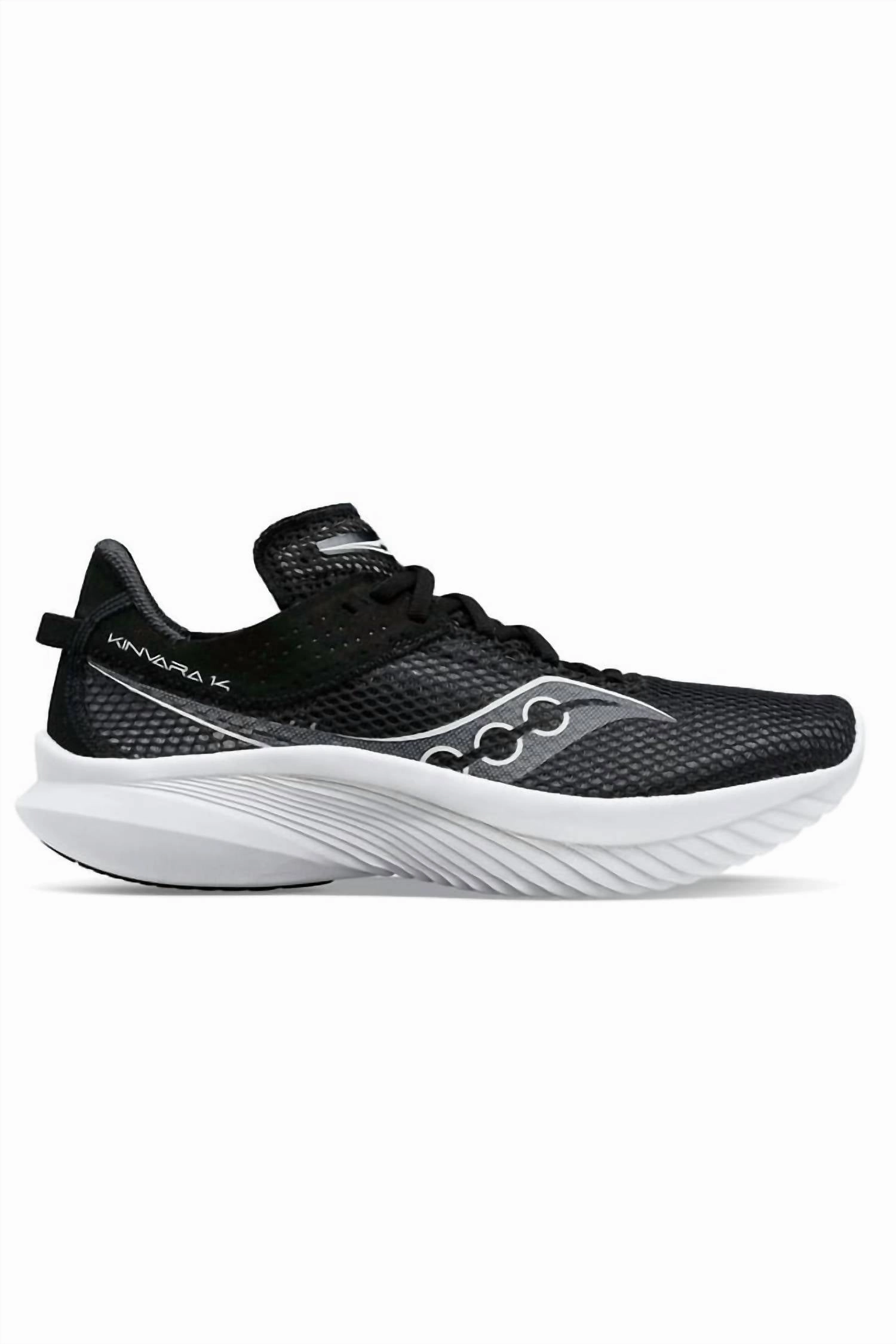 Men's Kinvara 14 Shoes In Black/white intermediate shoes tennis player shoes