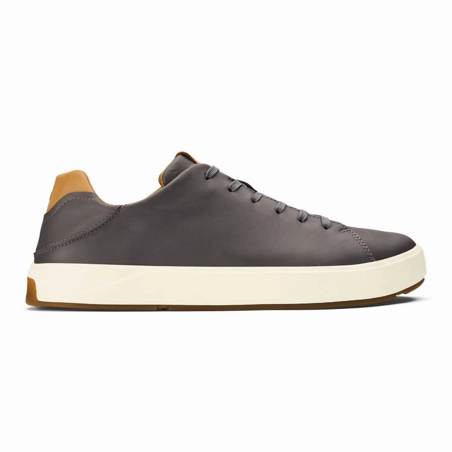 Men's Lae Ahi Li Ili Leather Sneaker In Stone/stone race
