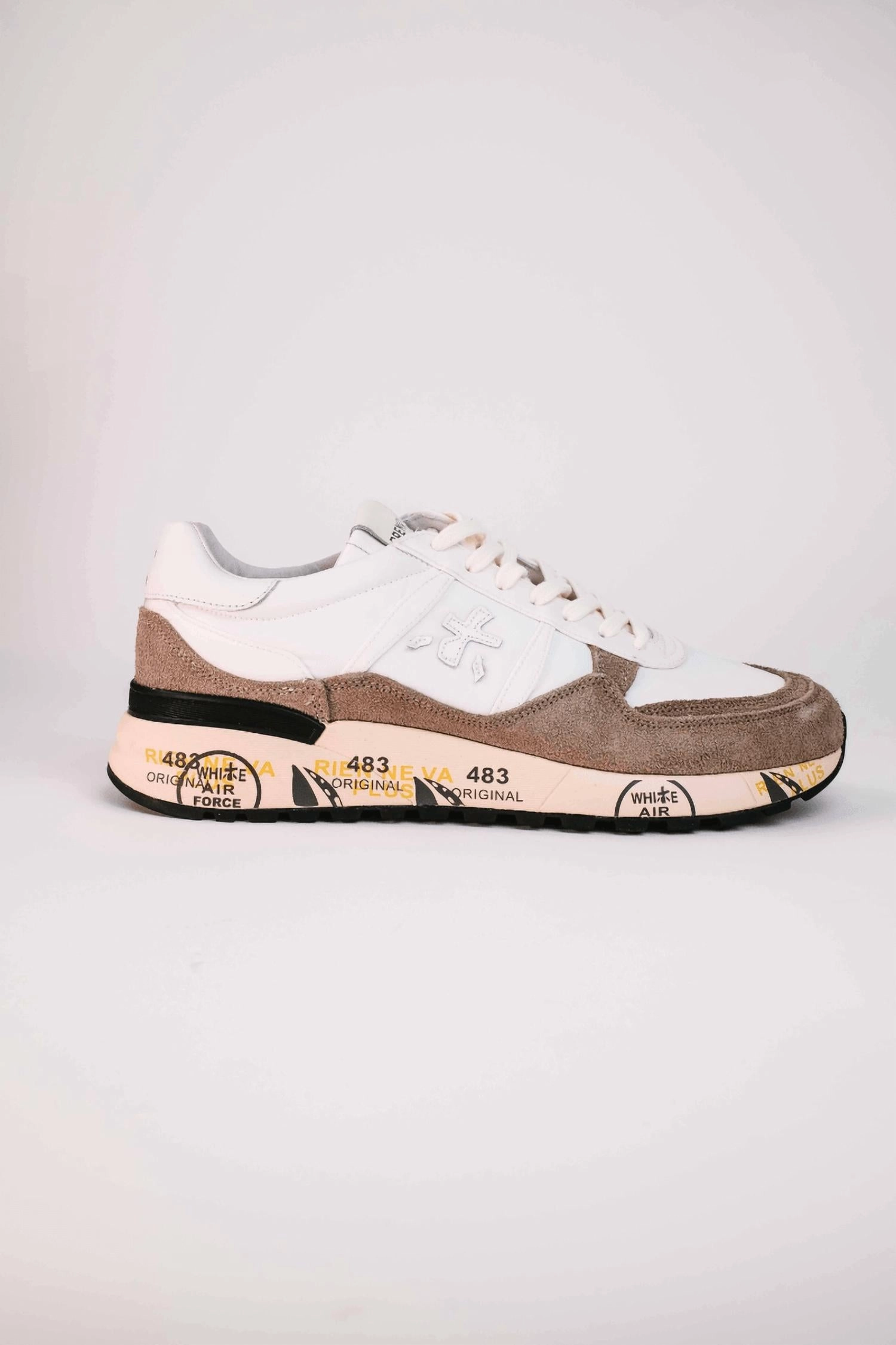 Men's Landeck Sneakers In White/beige rainy - day - runner Comfort Flex