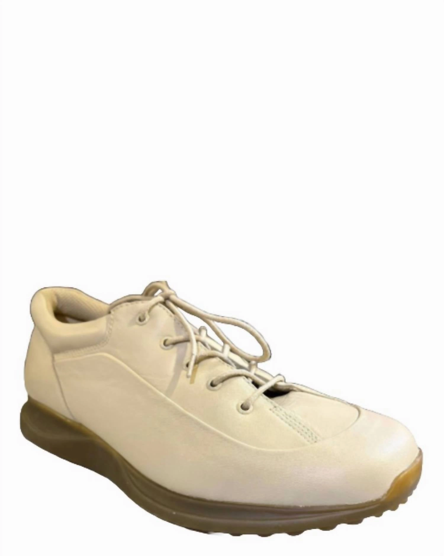 Subtle patterns Men's Leather Casual Sneakers In Wool