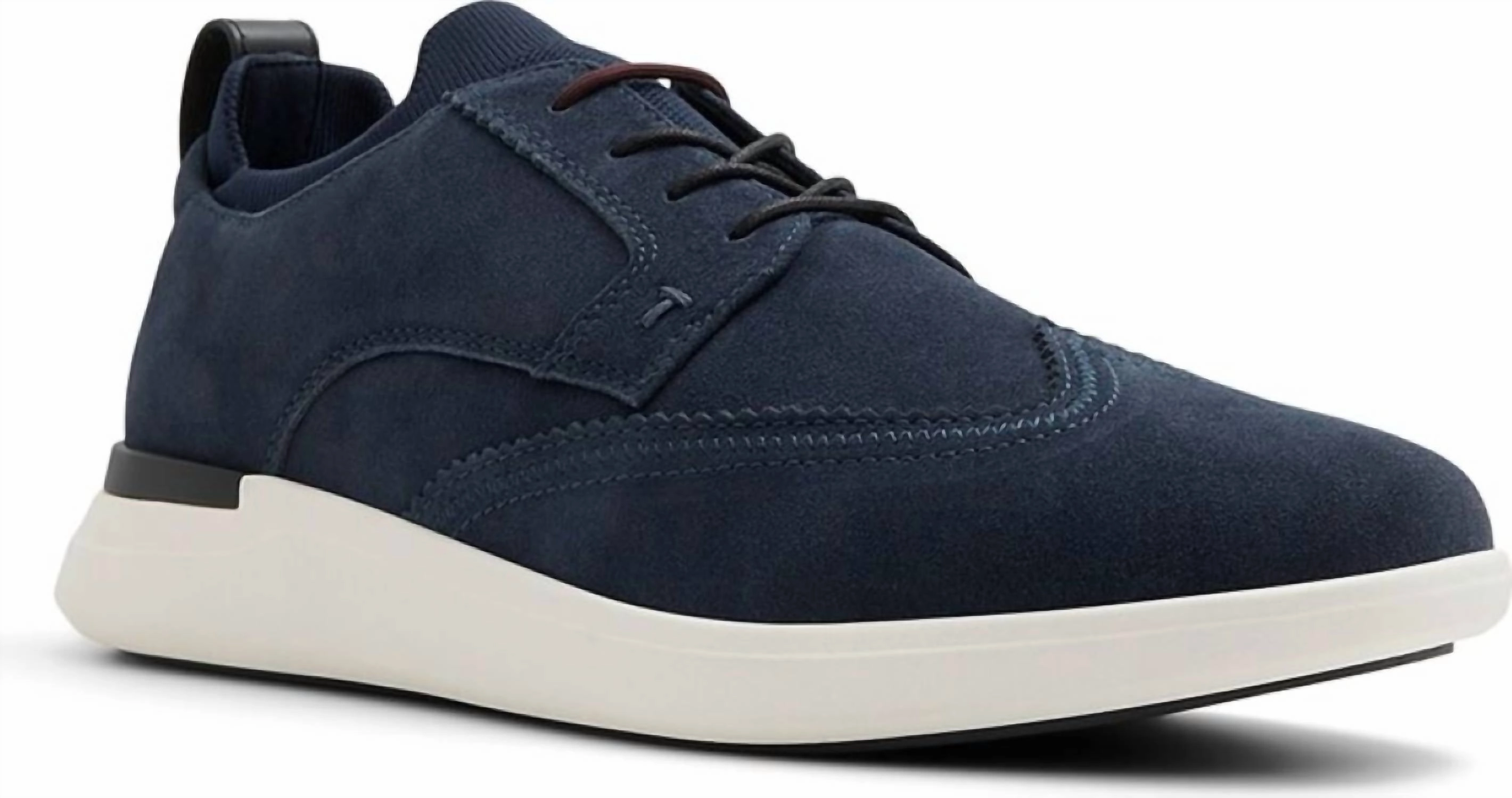 Men's Leather Shoes Lace Up Footwear Halton In Navy Blue Costume Run