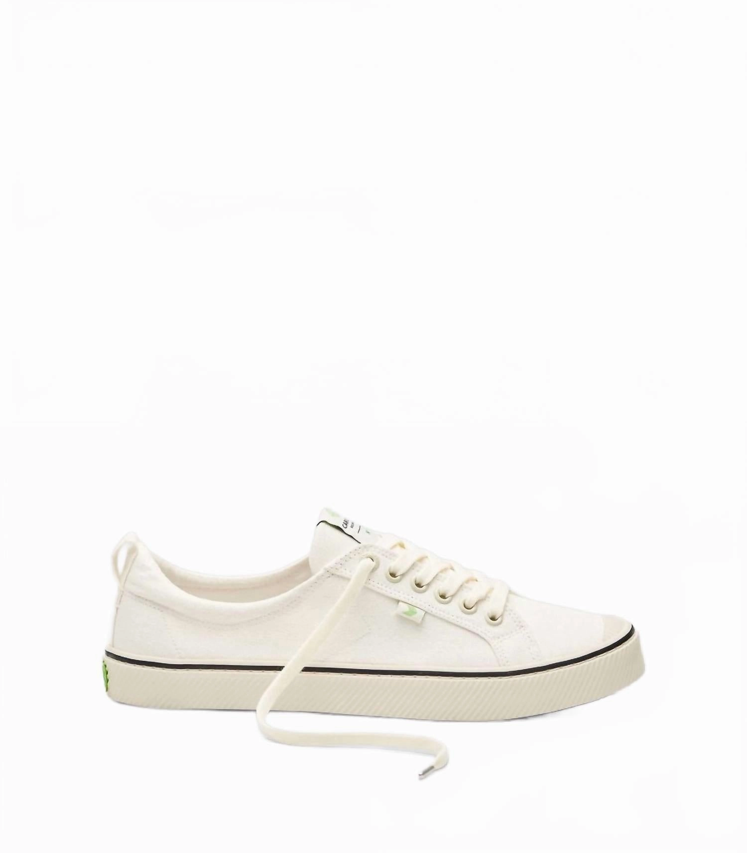 Men's Oca Low Canvas Sneaker In Off-White oval - design shoes Daily Routine