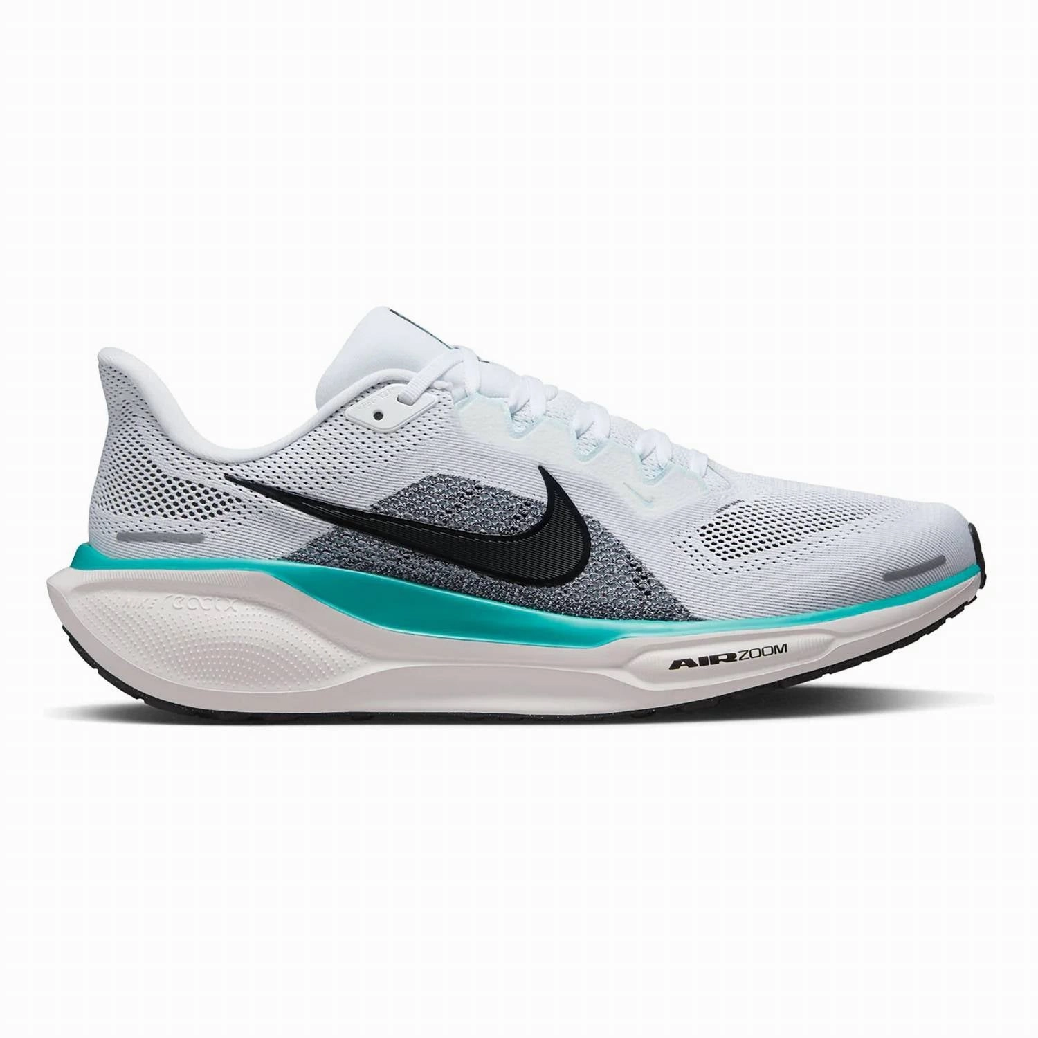 Flexible Ride Men's Pegasus 41 Shoes In White/black/dusty Cactus