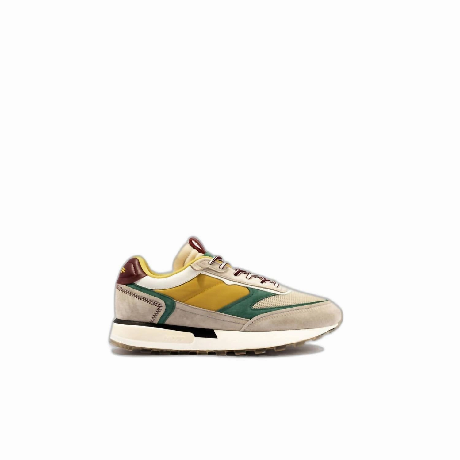 running in a tide pool area shoes mesh - upper - material - breathability shoes Men's Saguaro Sneakers In Yellow/tan/green