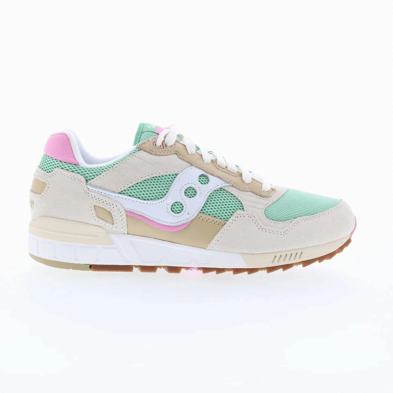 Men's Shadow 5000 Essential Sneakers In White/olive/pink footgear