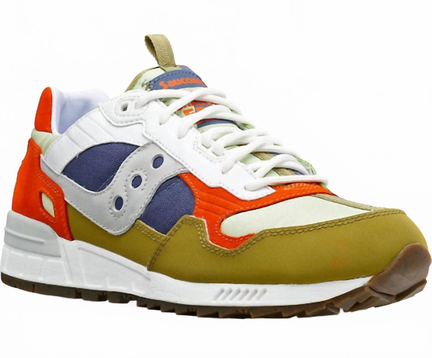 Men's Shadow 5000 Outdoor Low Top Sneakers In Green Multi cloudy cloudy day running shoe circumstance