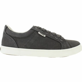 grip - enhancing Men's Starsky Vintage Canvas Sneakers In Graphite