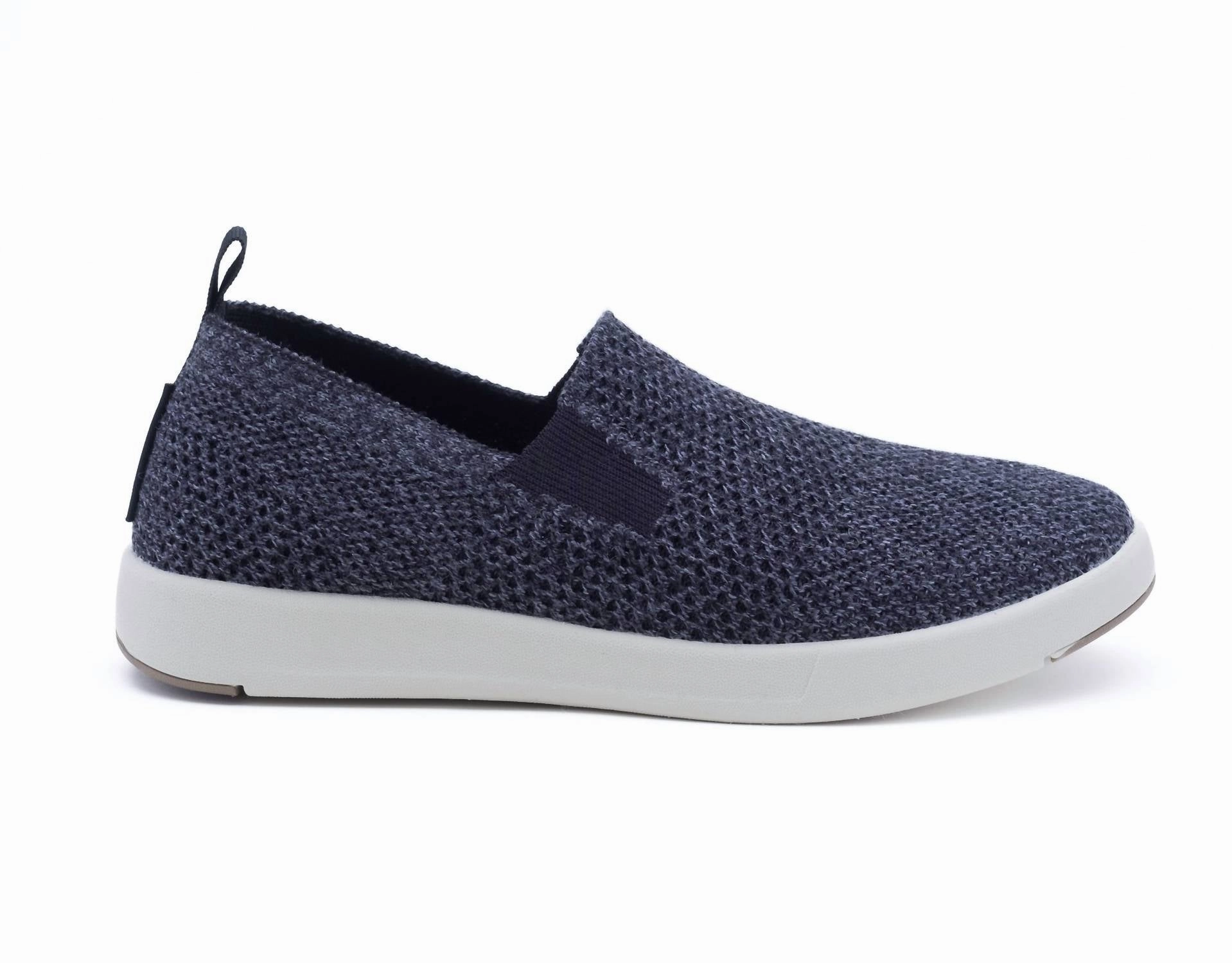 Men's Suffolk Merino Wool Slip-On In Black Snow - Resistant