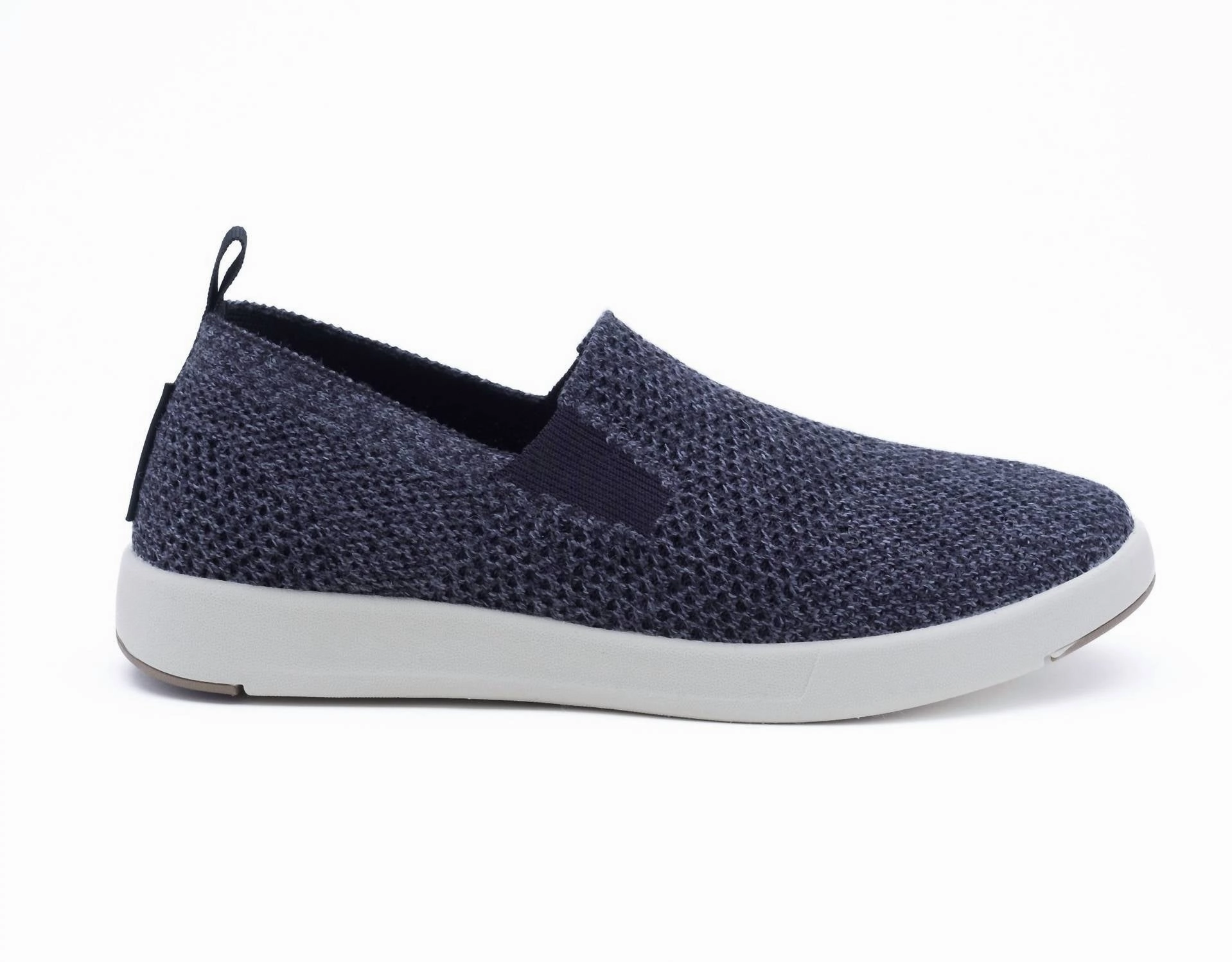 hard sole Men's Suffolk Merino Wool Slip-On In Black