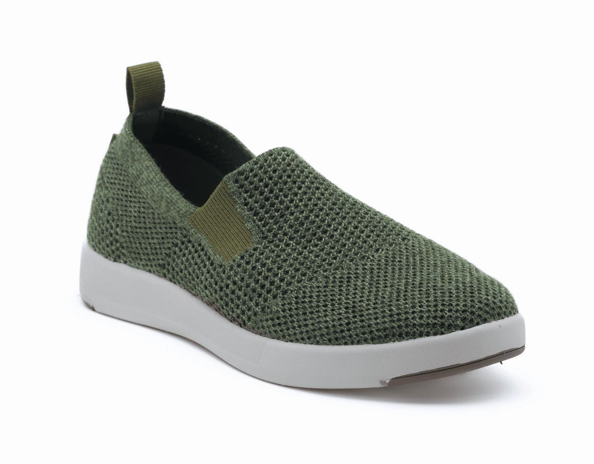 high - top ankle protection Air Cushion Men's Suffolk Merino Wool Slip-On In Green