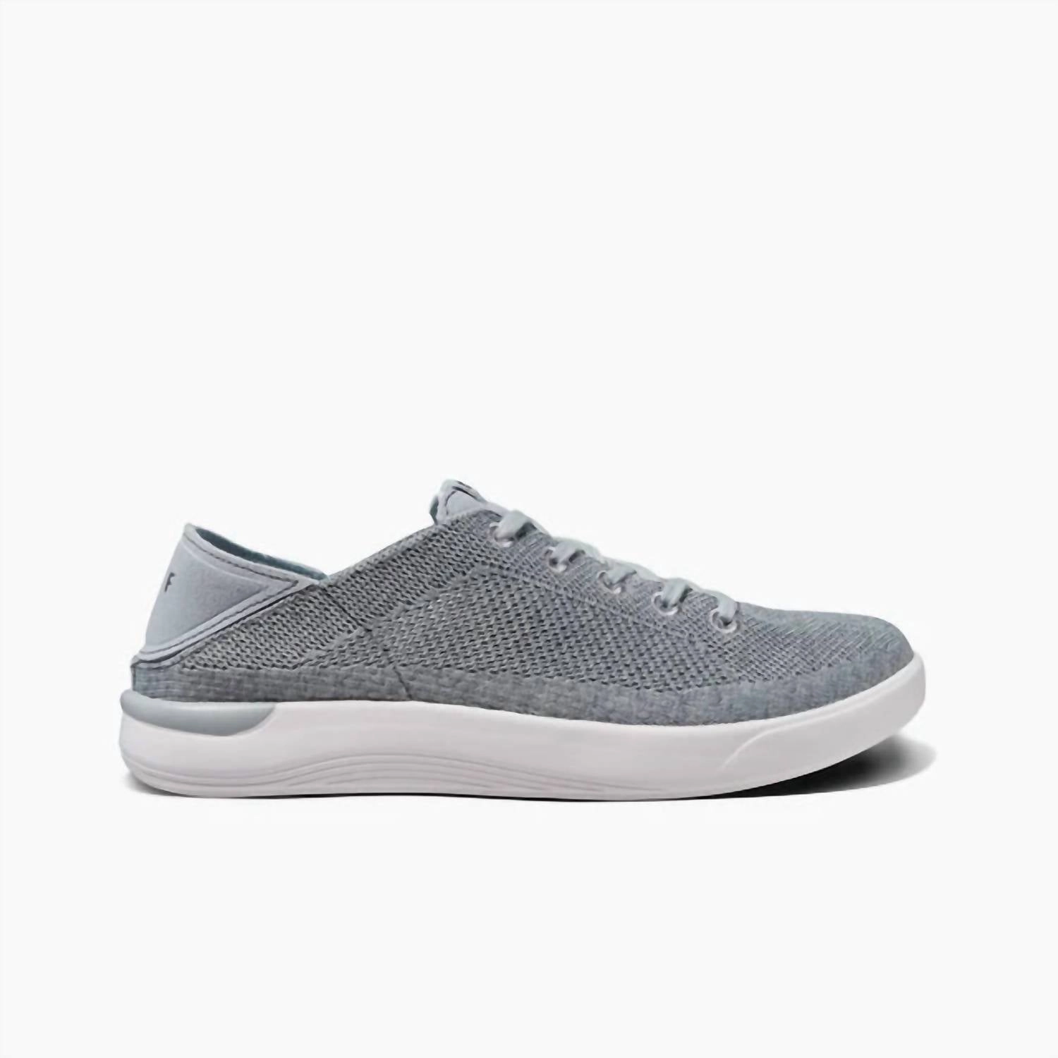 Men's Swellsole Neptune Sneaker In Grey webbing - strap shoes Joy