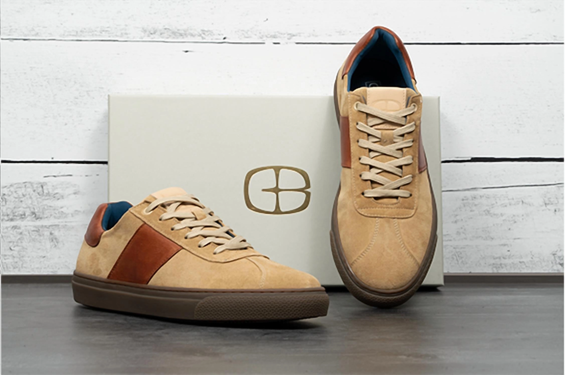 hydro - resistant running shoes Men's The Jolt Sneaker In Tan Suede