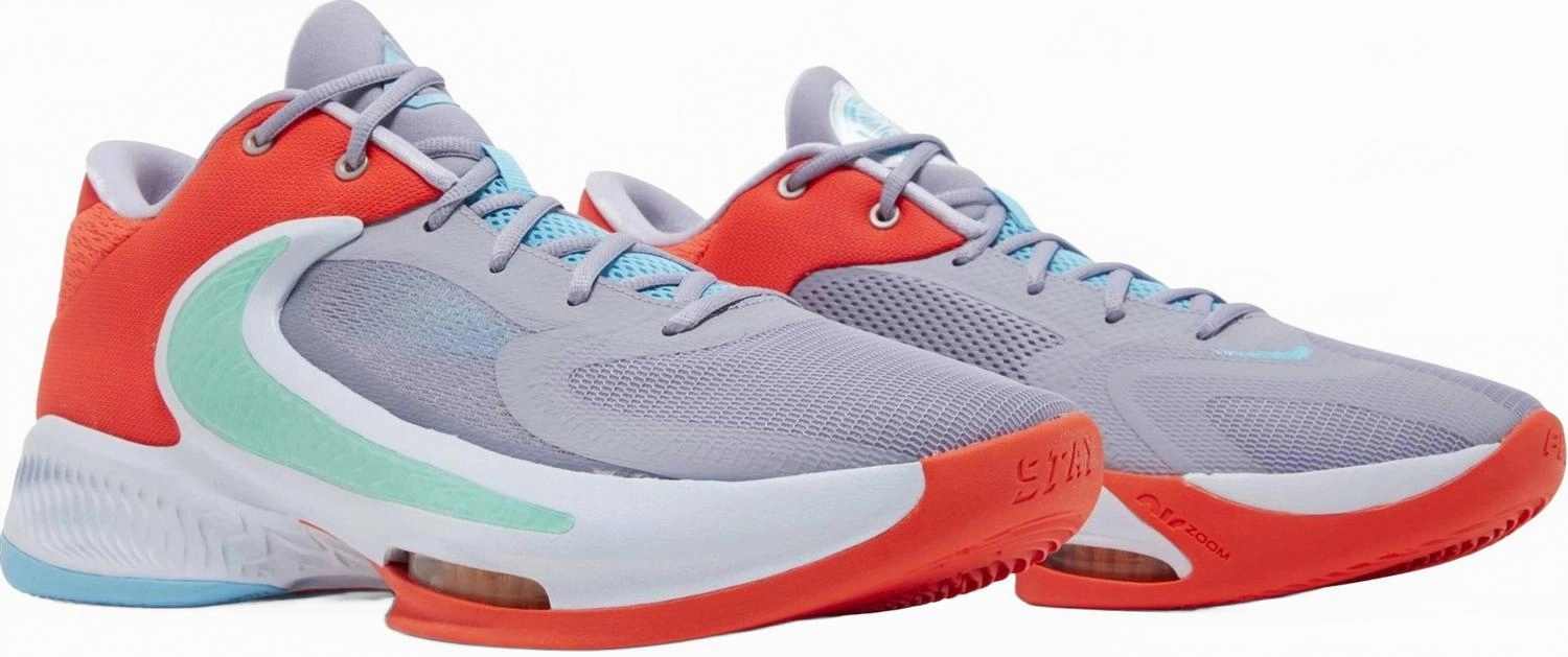 perforated - upper shoes affordable - price - value shoes Men's Zoom Freak 4 Sneakers In Indigo/space Purple Brume Indigo/violet Spacial