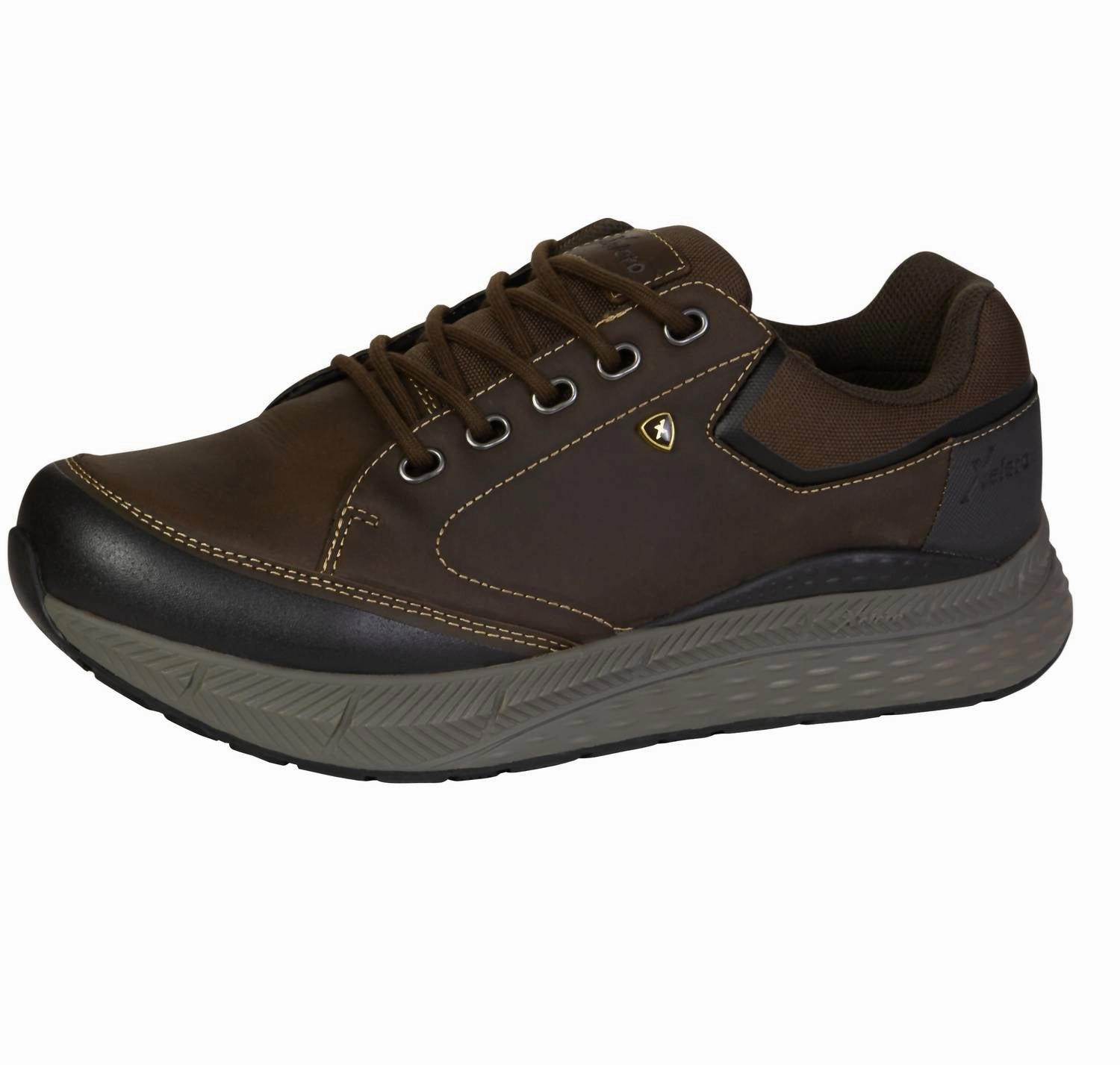 men's athletic footwear evening running shoe period Men's Zurich Shoes In Brown Leather