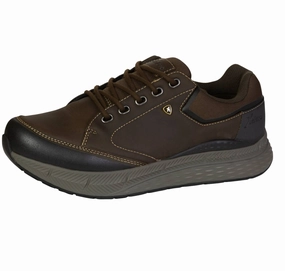 men's athletic footwear evening running shoe period Men's Zurich Shoes In Brown Leather
