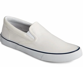 lifestyle - choice Men Striper Ii Slip On Sneakers In White