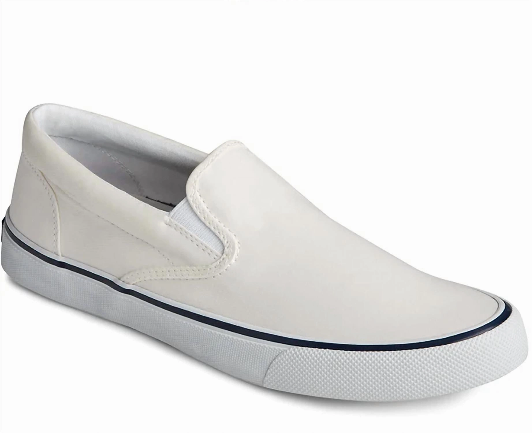 Men Striper Ii Slip On Sneakers In White Midsole Cushioning narrow - base shoes