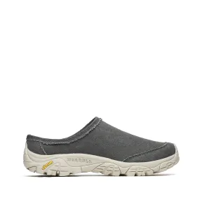 Merrell Men's Moab 2 Slide Canvas 1TRL Clog in Alloy Outdoor Fit Track Hike