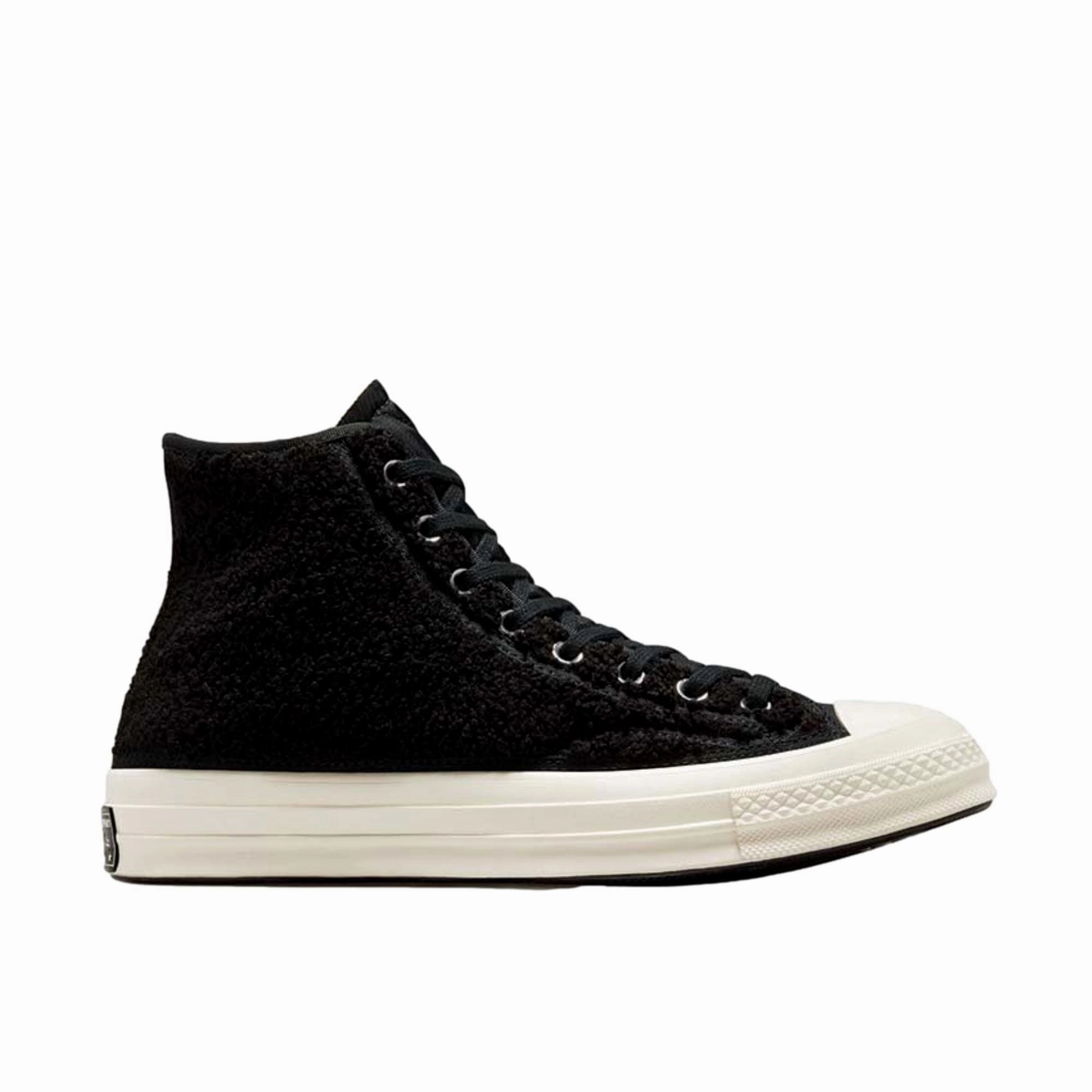 Converse Chuck 70 Varsity Hi Black/Black-Egret  172005C Men's running in cross - country races shoes Late evening accessory