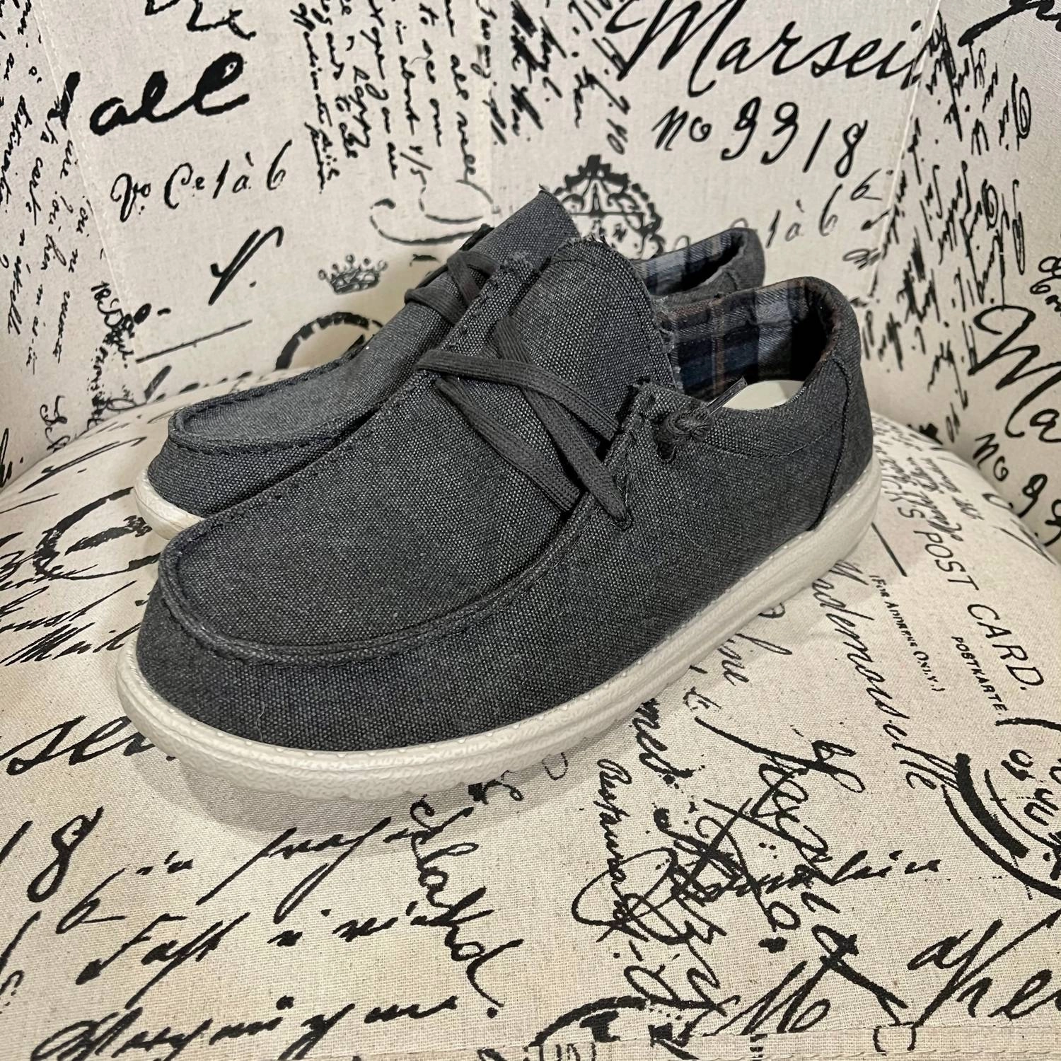 ankle - support running wear herringbone outsole running shoes Mister J Ron Sneakers In Black