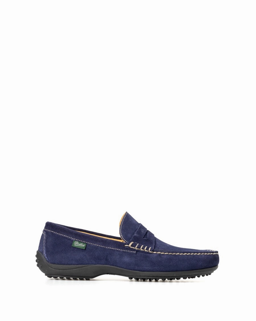 sports lovers' desire Moccasin-Style Sneakers With Pebbled Rubber Sole