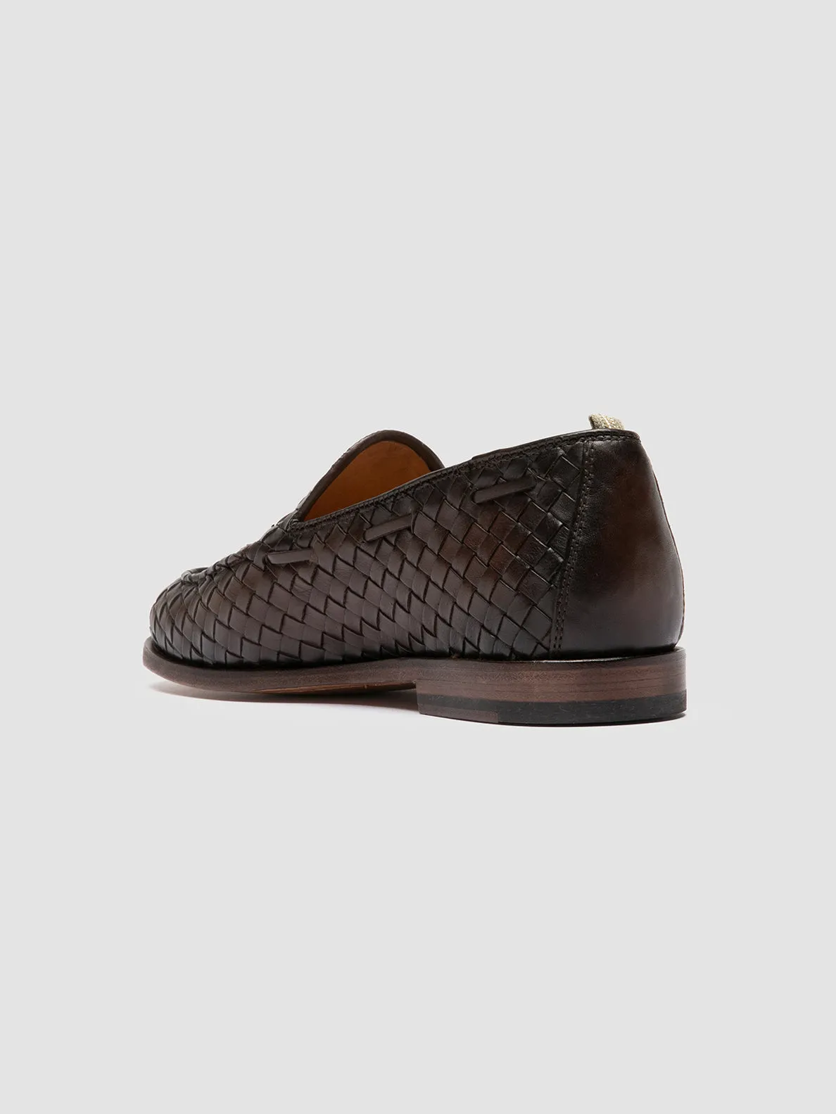 OPERA 004 - Dark Brown Leather Tassel Loafers Special Fit Workstation Wear