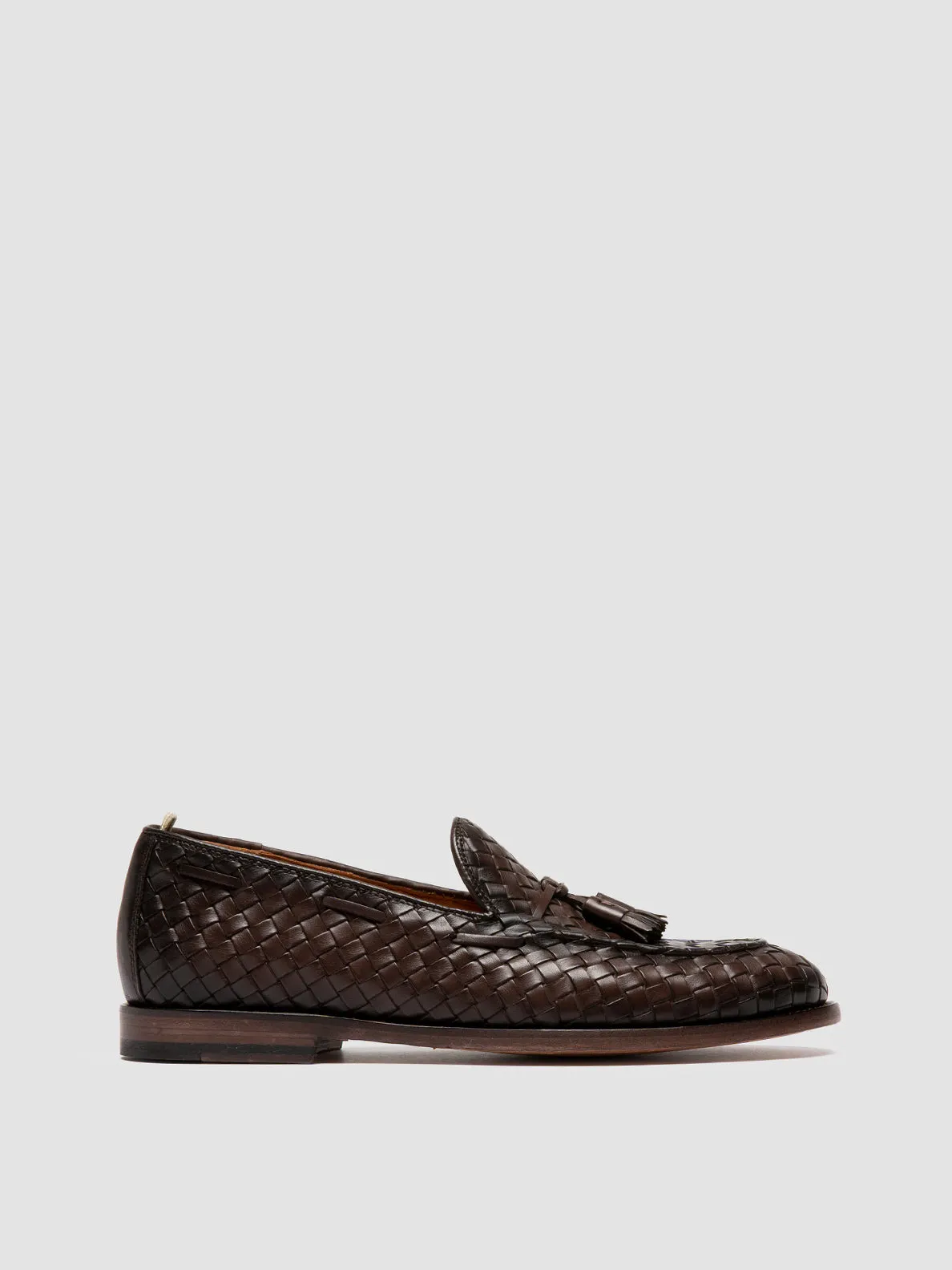 Sharp Appearance Premium Craftsmanship OPERA 004 - Dark Brown Leather Tassel Loafers