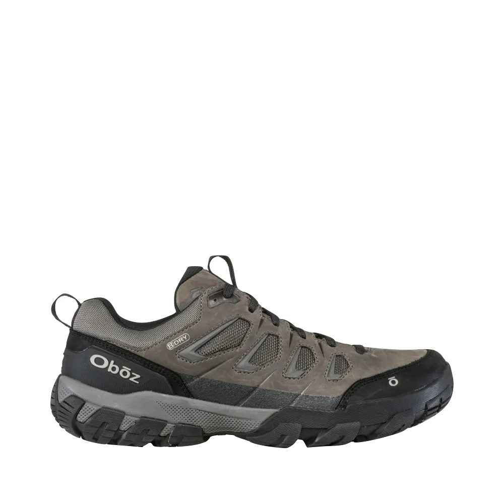 Oboz Men's Sawtooth X Low Waterproof Hiker in Charcoal Guard Hike