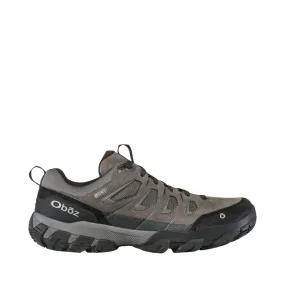 Oboz Men's Sawtooth X Low Waterproof Hiker in Charcoal Guard Hike