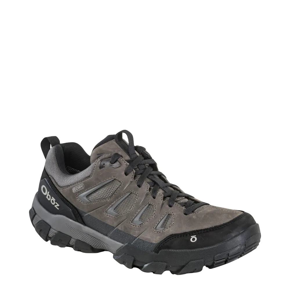 Flower Jog Breathable Fit Oboz Men's Sawtooth X Low Waterproof Hiker in Charcoal