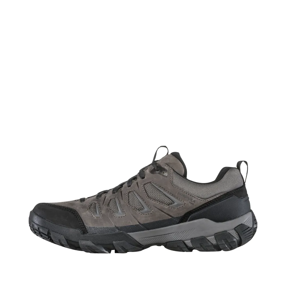 Breathable Build Neutral Colorway Oboz Men's Sawtooth X Low Waterproof Hiker in Charcoal
