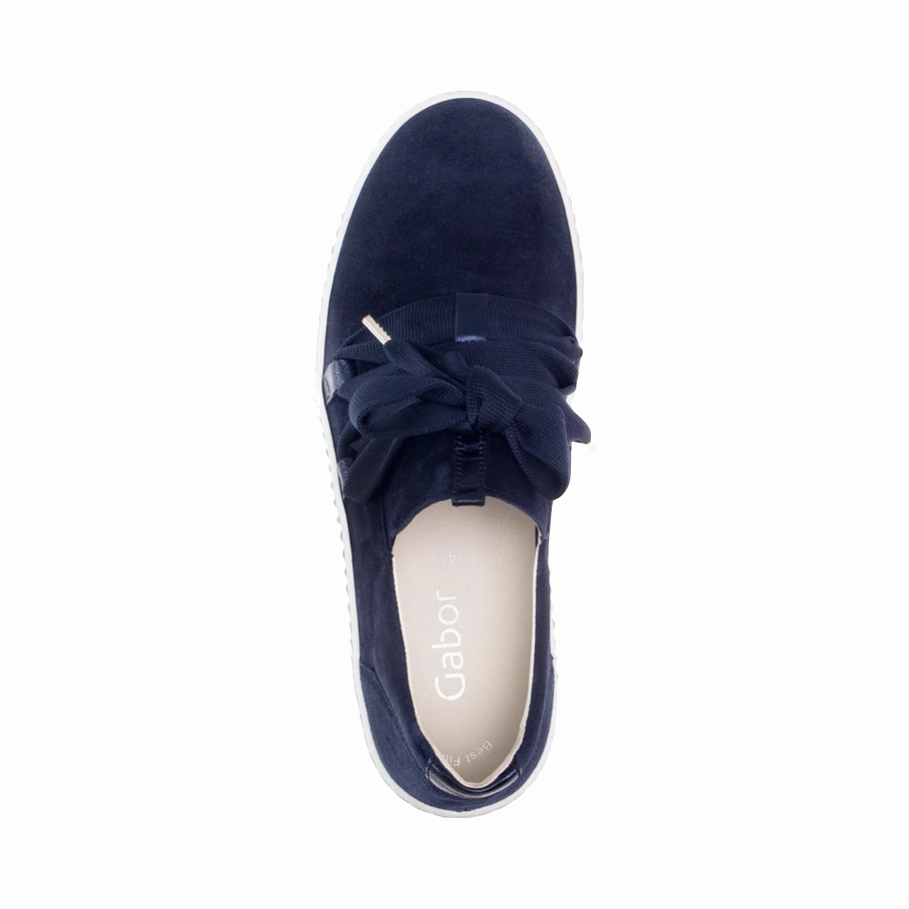 Spring Days Gabor Women's Bow Sneaker in Marine Navy