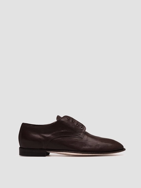 SOLITUDE 104 - Dark Brown Leather Derby Shoes Classic Outfit
