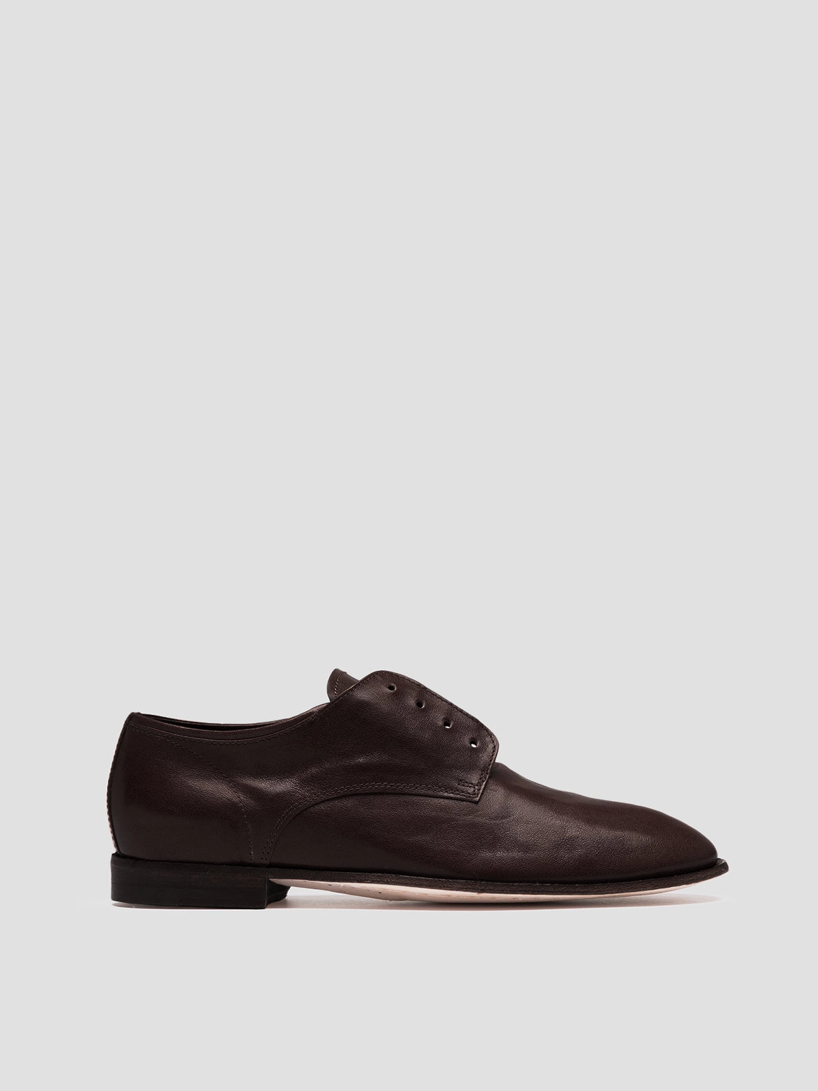 SOLITUDE 104 - Dark Brown Leather Derby Shoes Classic Outfit