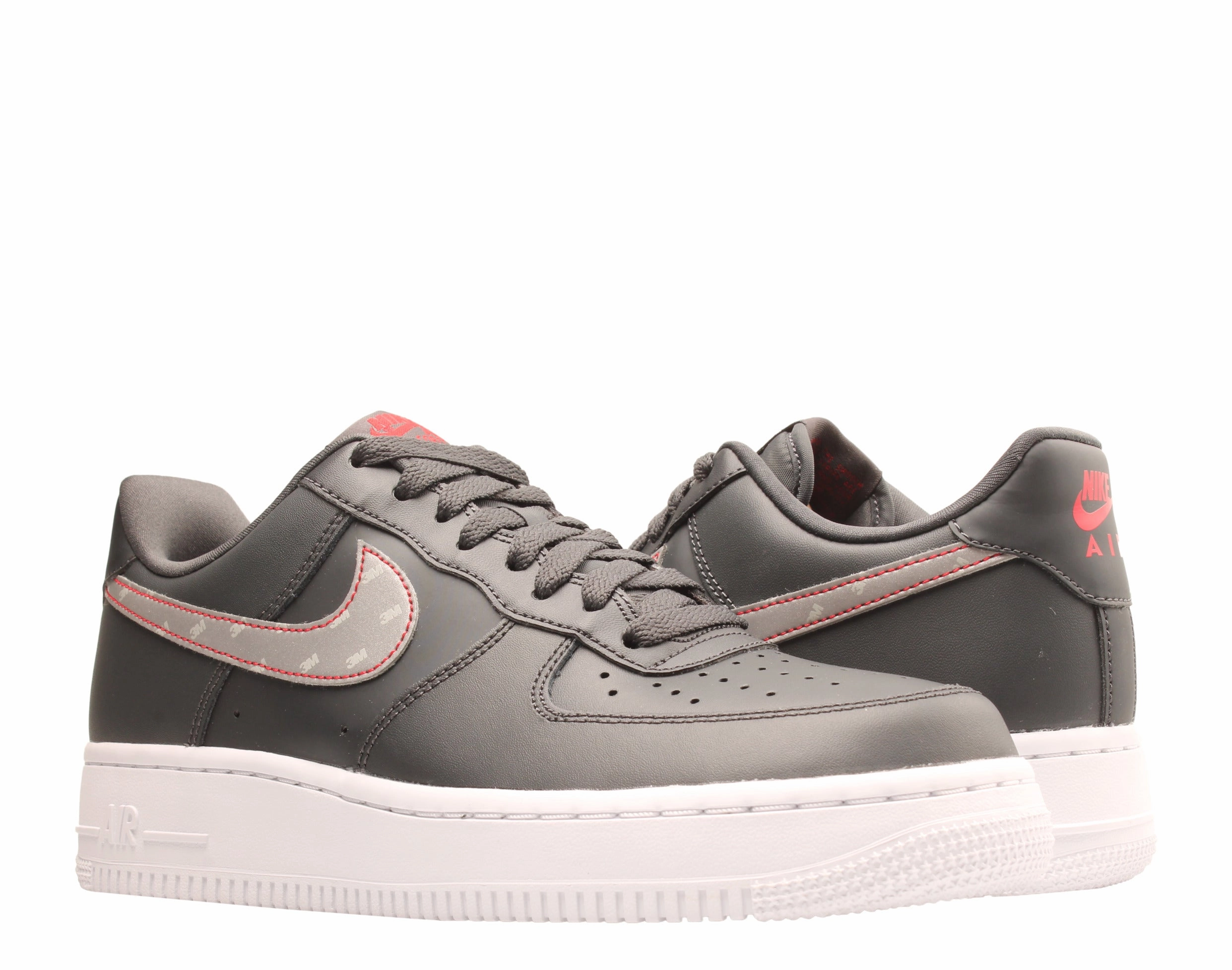 Nike Air Force 1 '07 3M Anthracite/Silver Men's Basketball Shoes CT2296-003 Professional Shoes leather materials