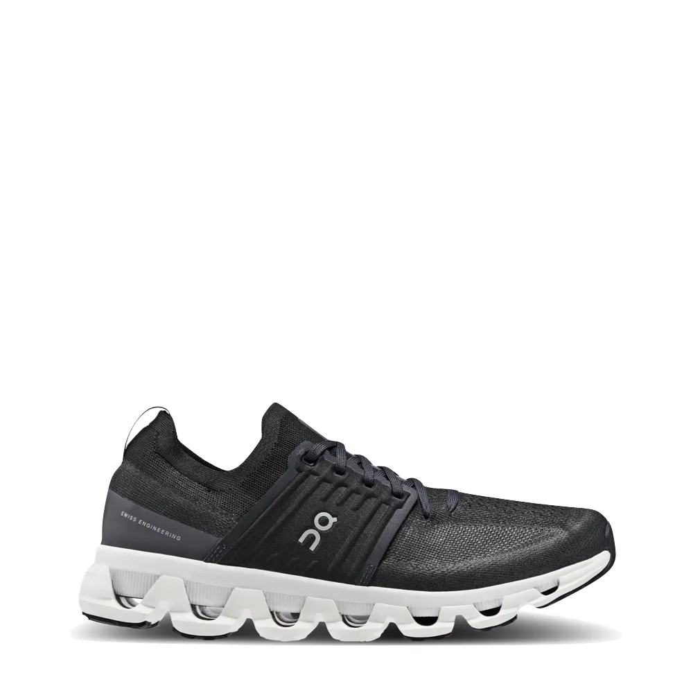 hiking - like running shoes stretchy - upper shoes On Men's Cloudswift 3 Sneaker in All Black