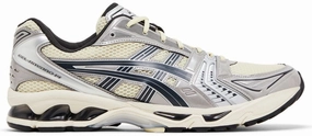 ASICS Gel-Kayano 14 Oyster White Steeple Grey wide - toe - box shoes tennis - compatible shoes
