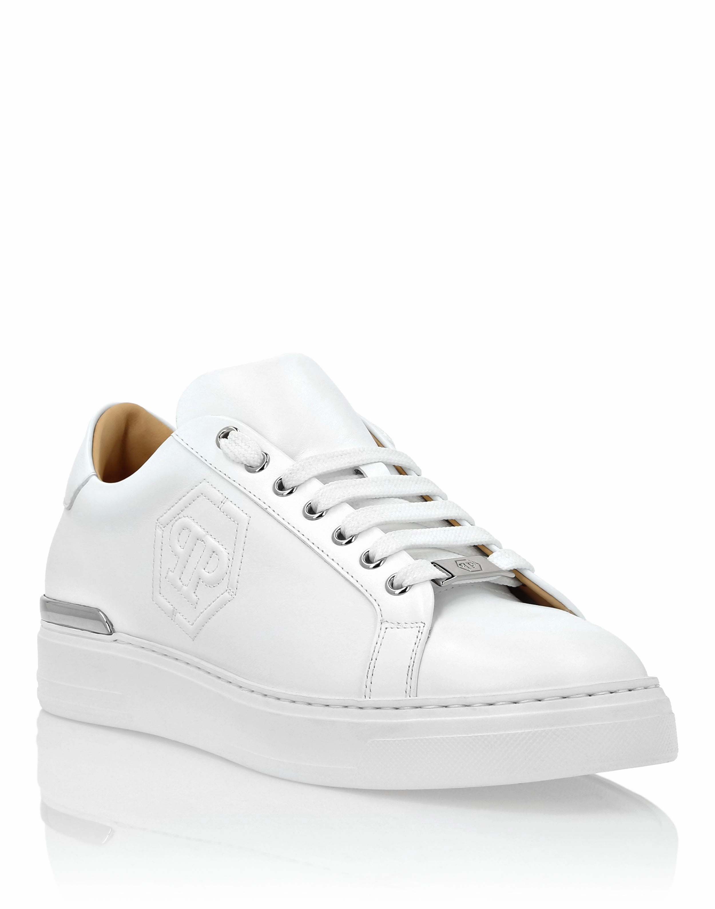 Nappa Leather Lo-Top Sneakers Hexagon synthetic material