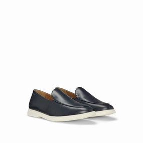 bowling shoes Nappa-leather loafers with contrast outsole