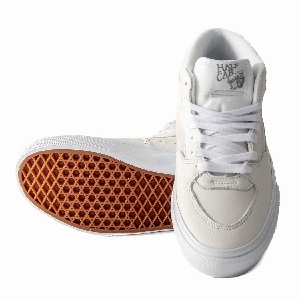 Vans - Skate Half Cab (Daz White/White) *SALE hand - washable shoes