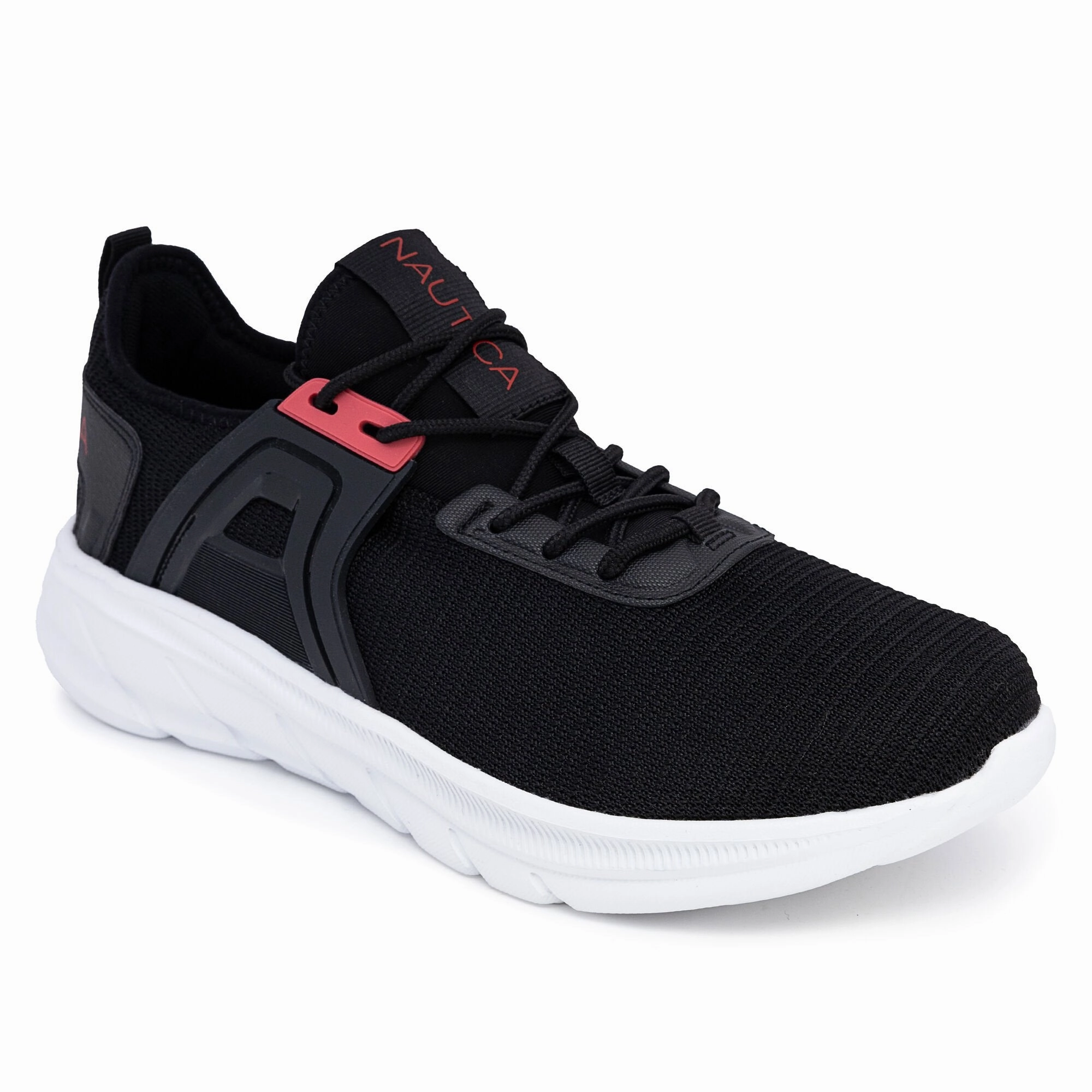 Nautica Mens Lace-Up Sneaker running in a bike lane area shoes
