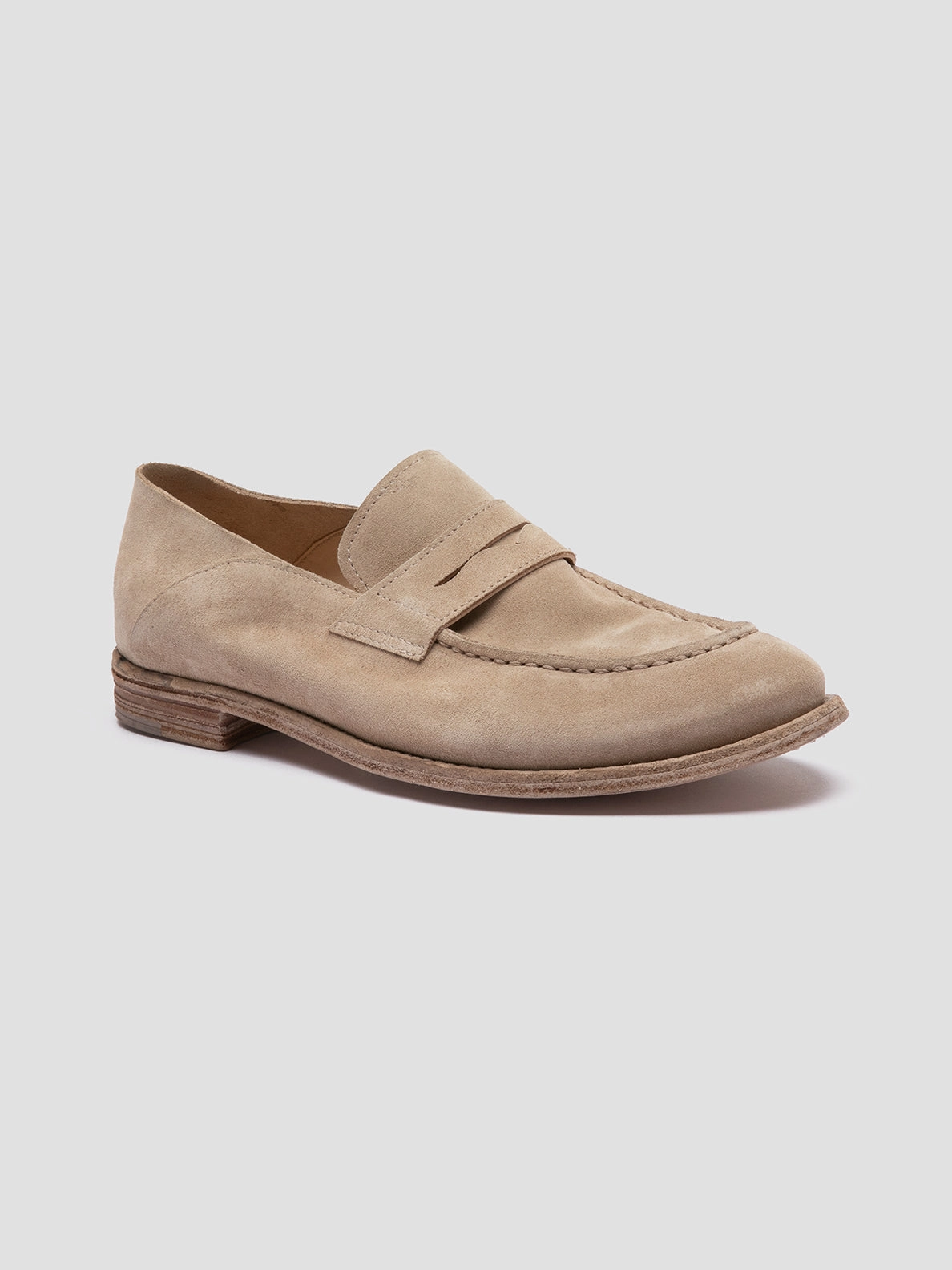 LEXIKON 516 - Beige Suede Loafers Japan Line
