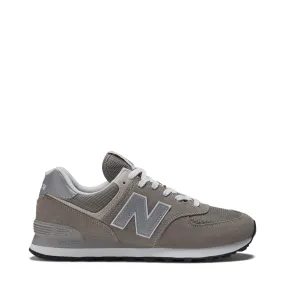 men's running shoes New Balance Men's 574 Sneaker in Grey with White