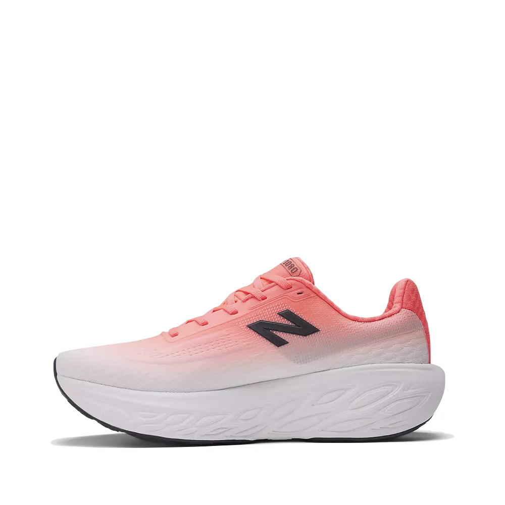 New Balance Men's Fresh Foam X 1080v14 in Urgent Red with Reflection and Black eco - friendly shoes