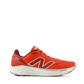 Regular Fit school runs New Balance Men's Fresh Foam X 880v14 in Neo Flame with Mercury Red